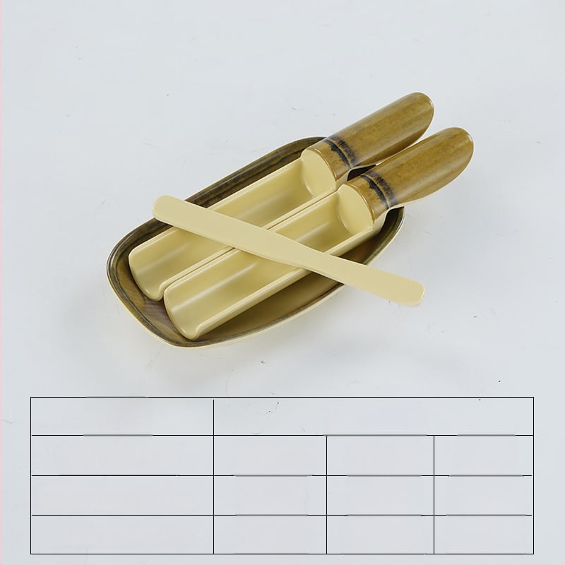 Μελαμινικός εργαλείος σχηματισμού κεφτέδων γαρίδας και ψαριού με σχεδιασμό μπαμπού σωλήνα, μη συμβατό με μικροκύματα