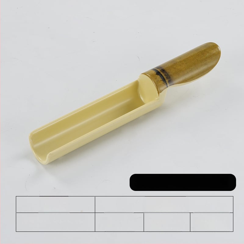 Μελαμινικός εργαλείος σχηματισμού κεφτέδων γαρίδας και ψαριού με σχεδιασμό μπαμπού σωλήνα, μη συμβατό με μικροκύματα