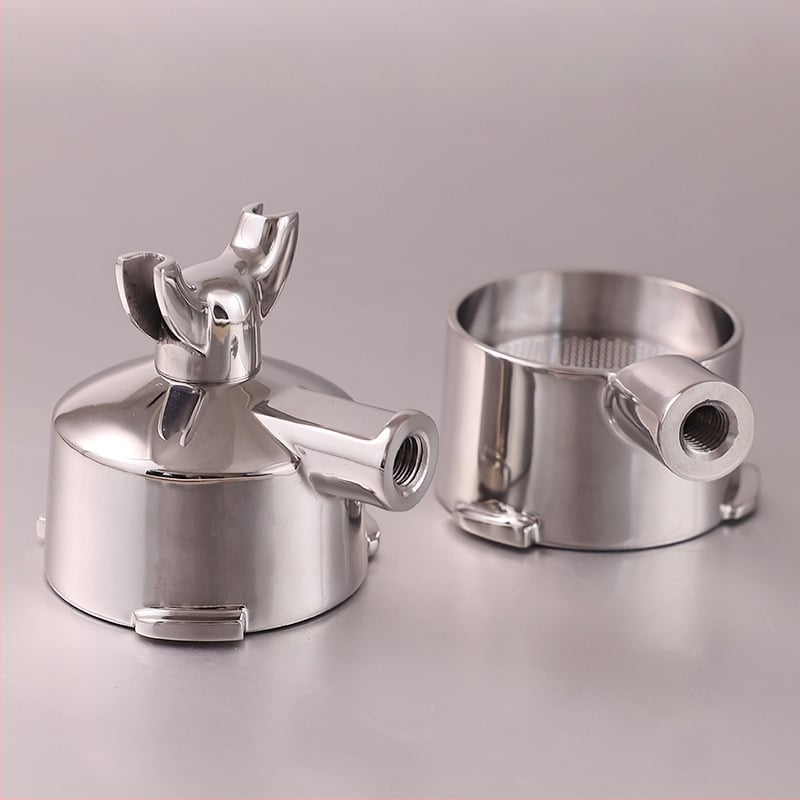 Λαβή μηχανής καφέ, ανοξείδωτο ατσάλι, μοντέρνο μινιμαλιστικό στυλ, μάρκα Come and go, για μπαρ και καφέ