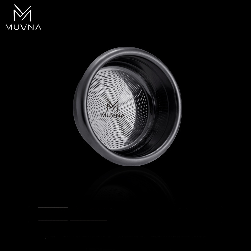 Δοχείο δοσομέτρησης για μηχανή εσπρέσο, σειρά Liquid Magic της MUVNA MUWENA, 304 ανοξείδωτος χάλυβας, 18/20/22 g