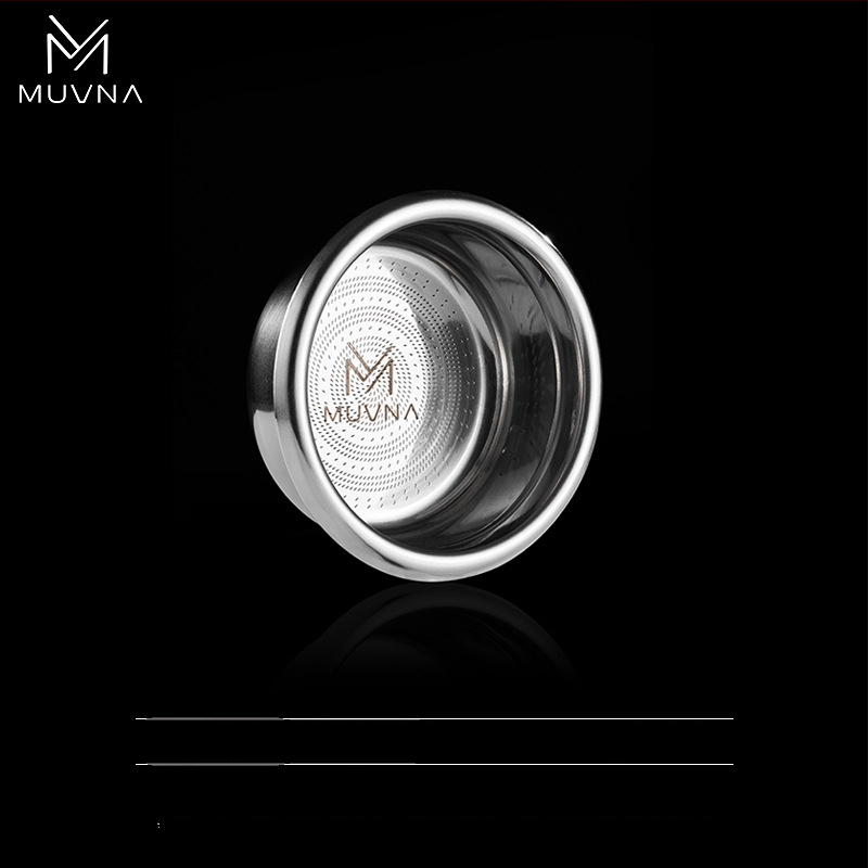 Δοχείο δοσομέτρησης για μηχανή εσπρέσο, σειρά Liquid Magic της MUVNA MUWENA, 304 ανοξείδωτος χάλυβας, 18/20/22 g