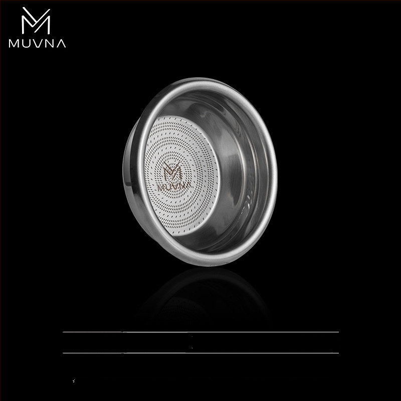 Δοχείο δοσομέτρησης για μηχανή εσπρέσο, σειρά Liquid Magic της MUVNA MUWENA, 304 ανοξείδωτος χάλυβας, 18/20/22 g