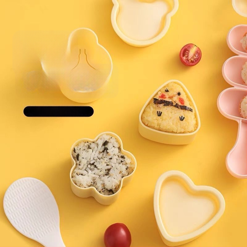 Τρίγωνο καλούπι ρυζιού για ριζόμπαλες – πλαστικό, κατάλληλο για τρόφιμα, για σούσι στο σπίτι, ασφαλές για παιδιά