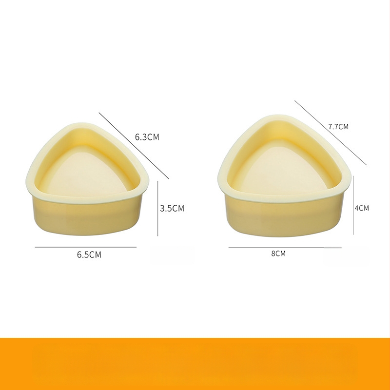 Τρίγωνο καλούπι ρυζιού για ριζόμπαλες – πλαστικό, κατάλληλο για τρόφιμα, για σούσι στο σπίτι, ασφαλές για παιδιά