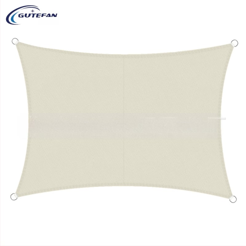 Háromszög alakú árnyékoló vászon, poliészter 160GSM, vízálló index 300, PU bevonat, telepítés nélkül