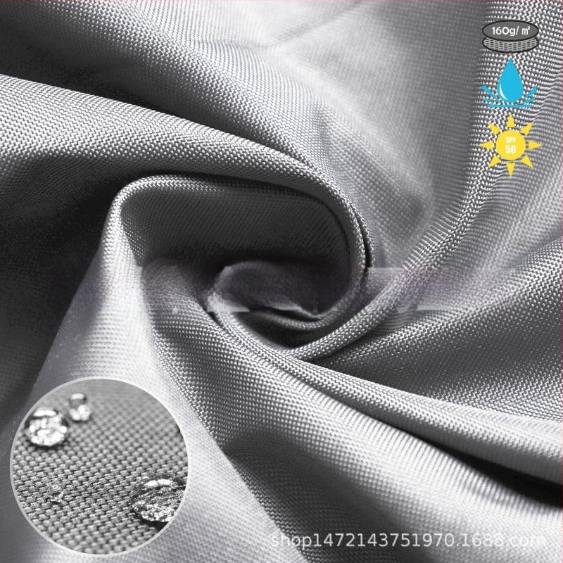 Háromszög alakú árnyékoló vászon, poliészter 160GSM, vízálló index 300, PU bevonat, telepítés nélkül