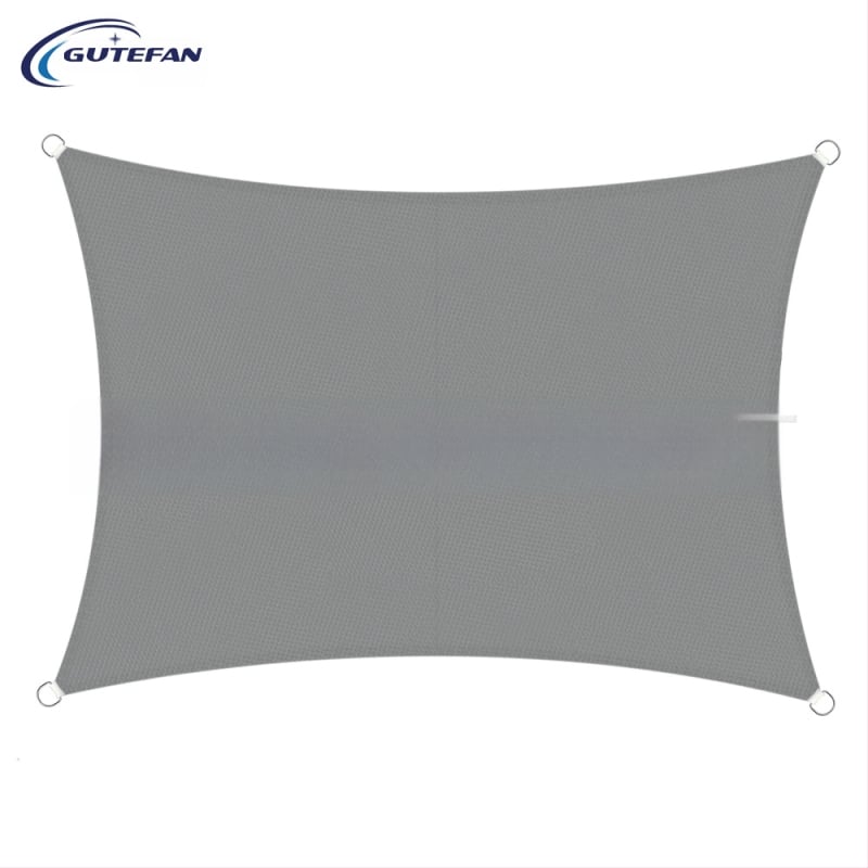 Háromszög alakú árnyékoló vászon, poliészter 160GSM, vízálló index 300, PU bevonat, telepítés nélkül
