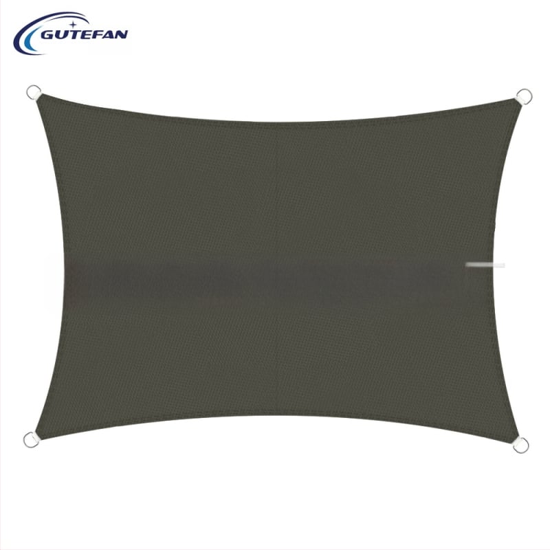 Háromszög alakú árnyékoló vászon, poliészter 160GSM, vízálló index 300, PU bevonat, telepítés nélkül