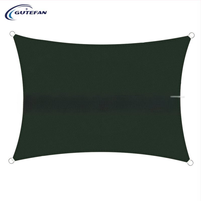 Háromszög alakú árnyékoló vászon, poliészter 160GSM, vízálló index 300, PU bevonat, telepítés nélkül