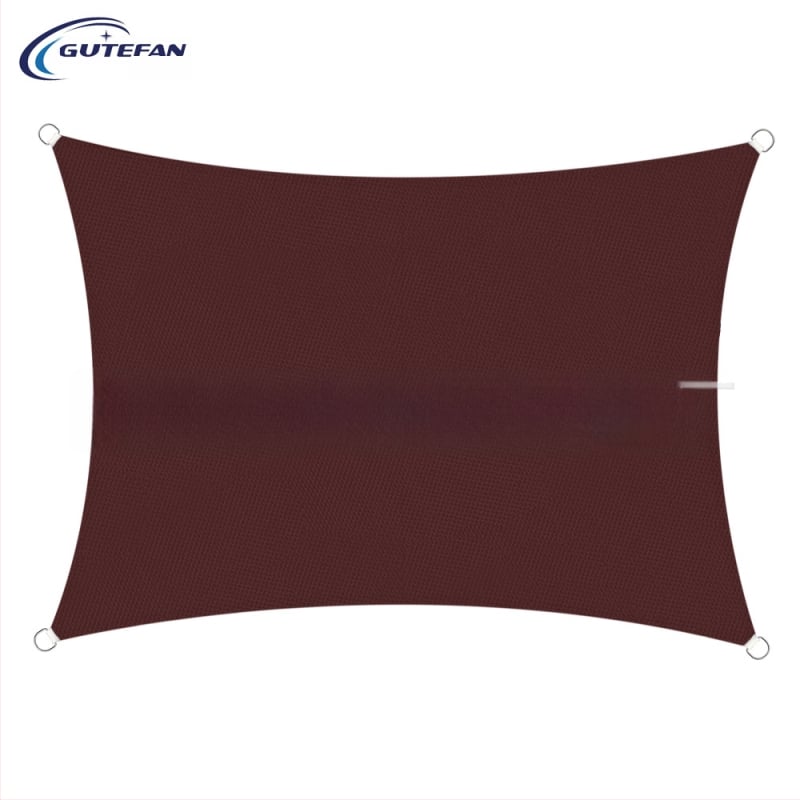 Háromszög alakú árnyékoló vászon, poliészter 160GSM, vízálló index 300, PU bevonat, telepítés nélkül