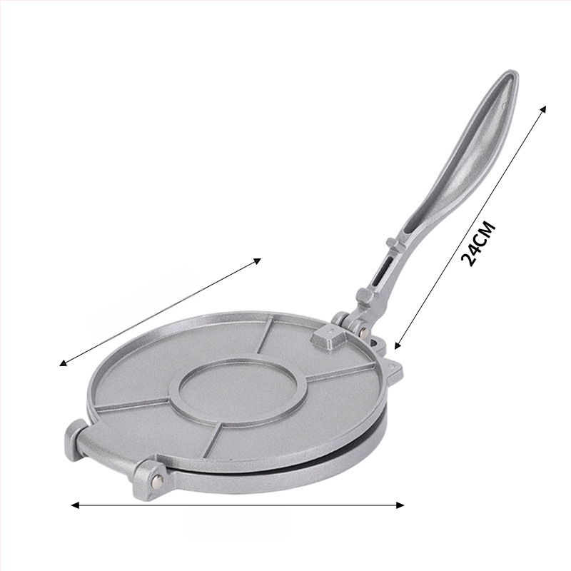 Μεξικάνικη πρέσα τορτιγιών, (αλουμινίου κράμα; χειροκίνητη λειτουργία; εκτύπωση λογότυπου; προσαρμοσμένη επεξεργασία)