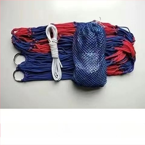 Kültéri függőágy - egyszemélyes, nylon kötél hálós felület, felborulás elleni dizájn