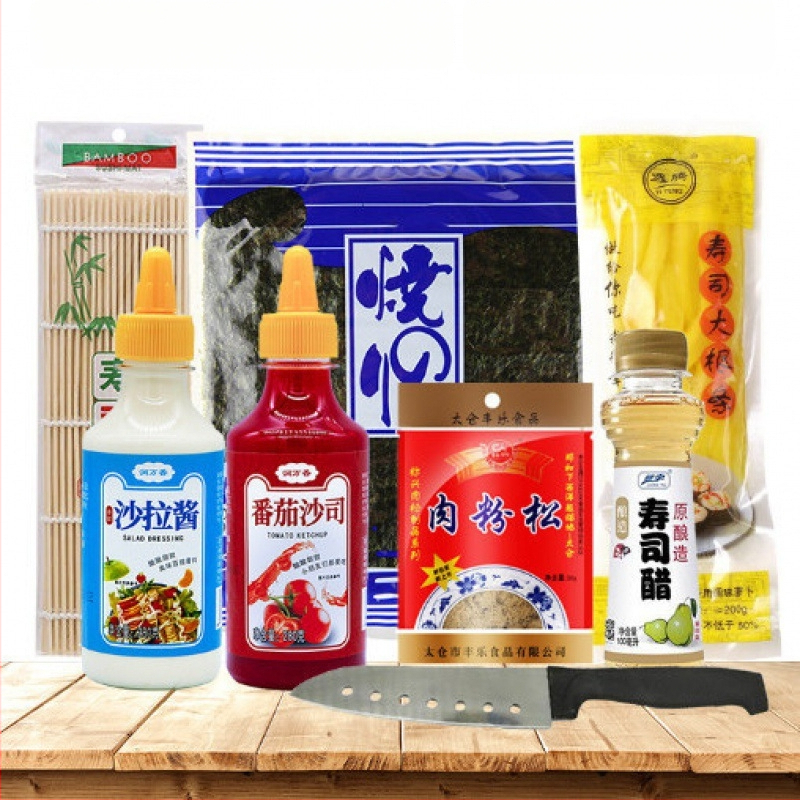 Σετ καλουπιών για σούσι για οικιακή χρήση, 10 τεμάχια, πλήρες κιτ εργαλείων κοπής σούσι