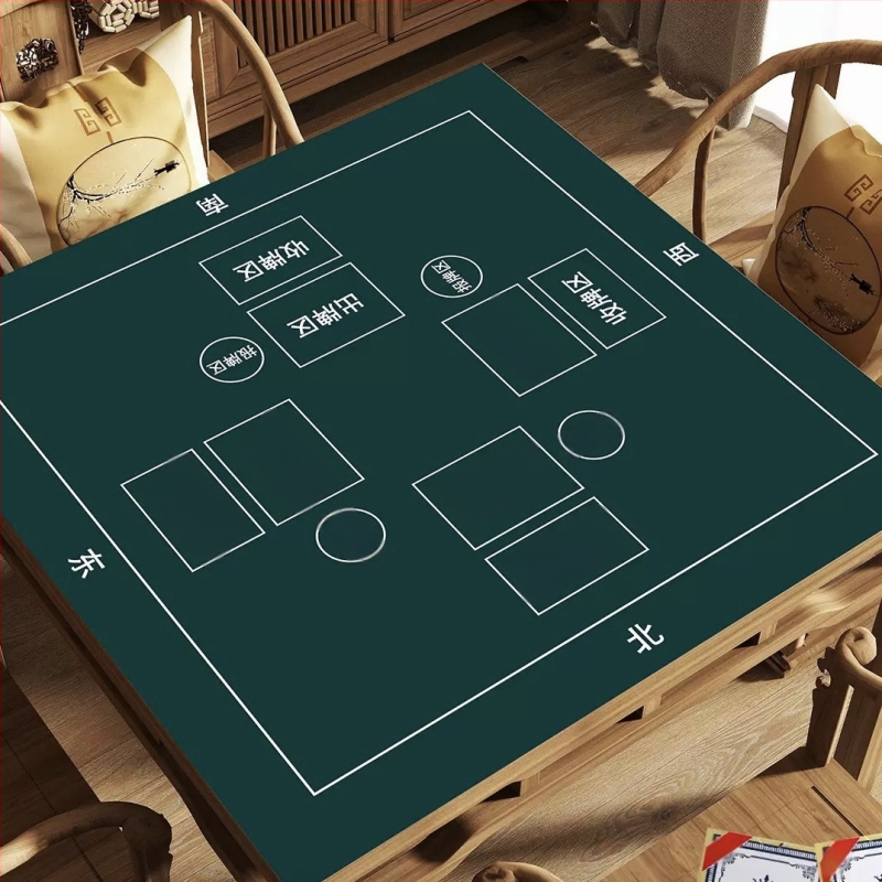 Stolnjak za igre kartama Guandan i Texas Hold'em, protuklizni, zvučno izoliran, deblji