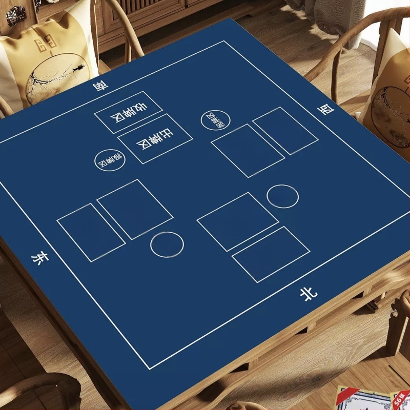 Stolnjak za igre kartama Guandan i Texas Hold'em, protuklizni, zvučno izoliran, deblji