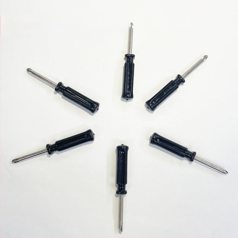 3,0 mm mini Philips odvijač, duljina 60 mm, crno/kristalno
