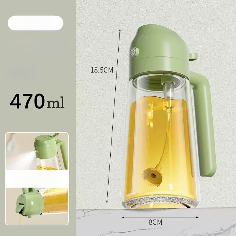 Kućna posuda za ulje s automatskim otvaranjem i zatvaranjem, sprej ili točenje ulja, višenamjenski kuhinjski gadget za začinjavanje