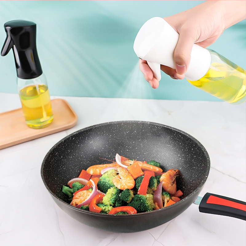 Staklena bočica za raspršivanje ulja 220 ml za kuhinju