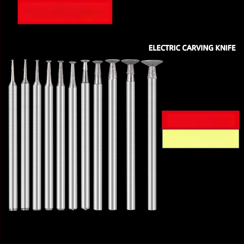 Iron Fist H Needle 2.35/3.0 Emery Jade Carving Head – Električna glava za rezbarenje jade i agat