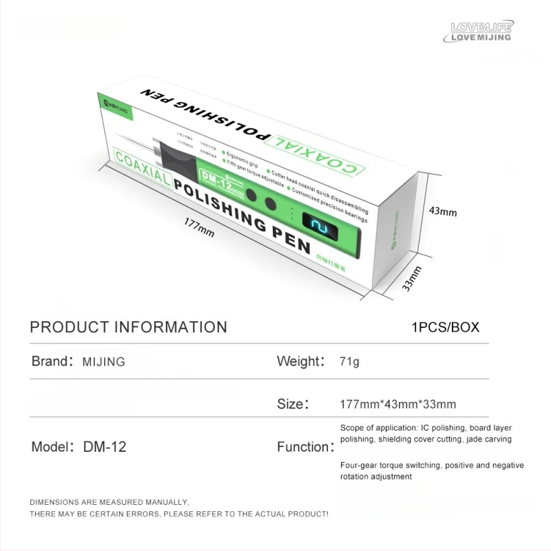 Elektromos polírozó toll mobiltelefon javításhoz és alaplapi IC chipek polírozásához, vezeték nélküli kézi készülék