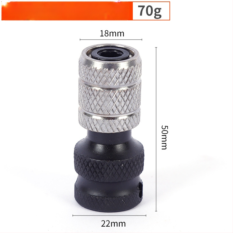 Teleskopski opružni adapter za električni ključ – glava za konverzijo u hex bit, od 1/2 do 1/4 hex