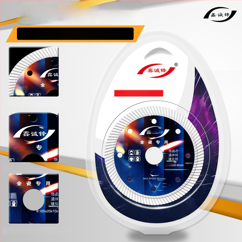 Gyémánt vágókorong kerámia csempéhez — 0,8 mm, szinterezett, szögvágóhoz, Xin Chengfeng