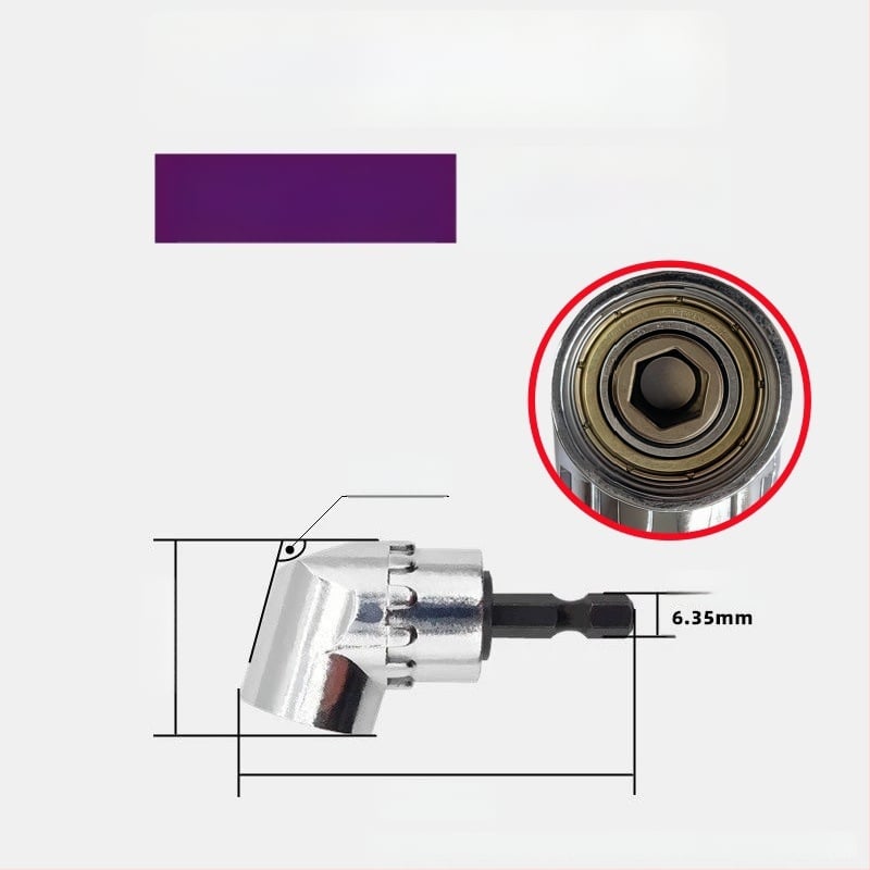 105° kutni adapter za bit, 90° kutni adapter za bušilicu, spojnik za odvijač za električnu bušilicu