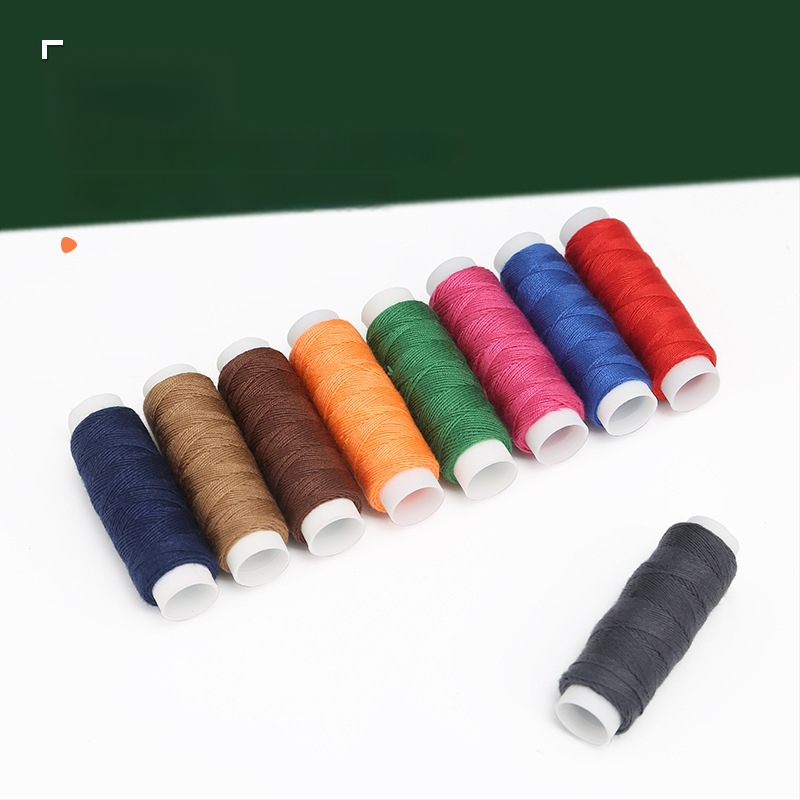 JP Šarena denim šivaća nit 203, poliester, za kućno ručno šivanje, DIY šivanje, male role, 10 rola približno 50 m
