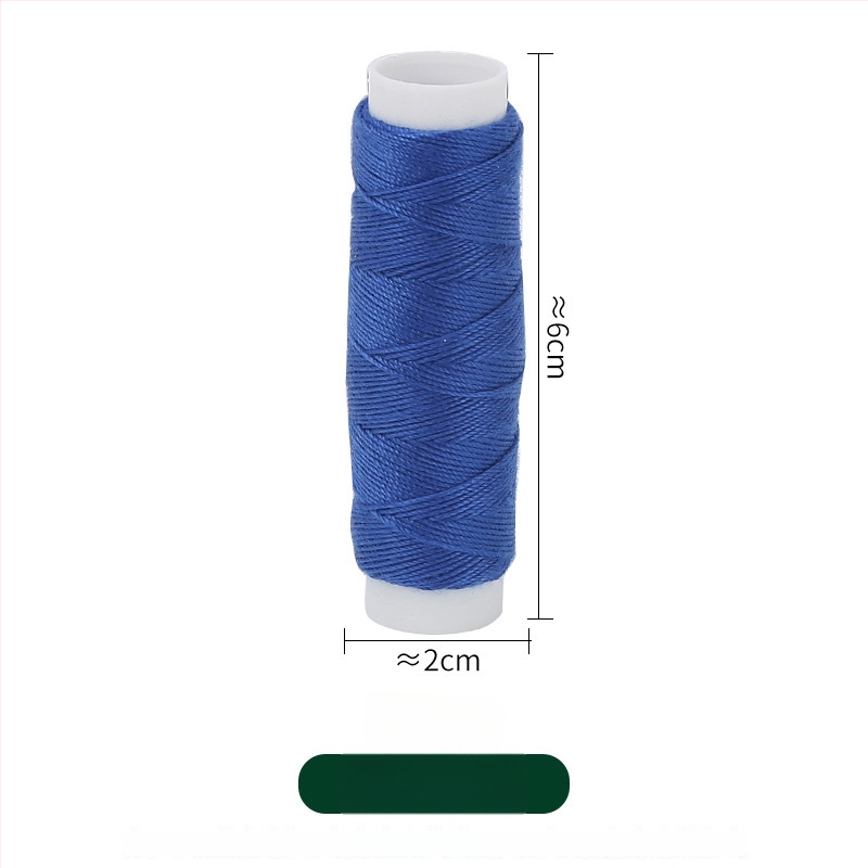 JP Šarena denim šivaća nit 203, poliester, za kućno ručno šivanje, DIY šivanje, male role, 10 rola približno 50 m