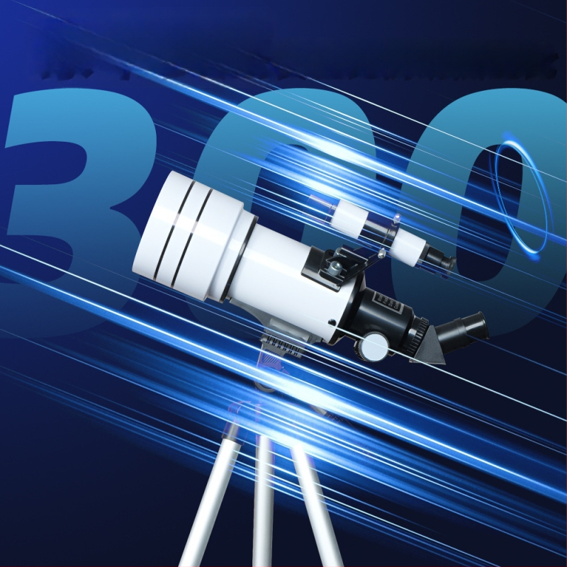 Astronomski teleskop s monokularom visokog povećanja i HD optikom, model 70300, za promatranje zvijezda i Mjeseca