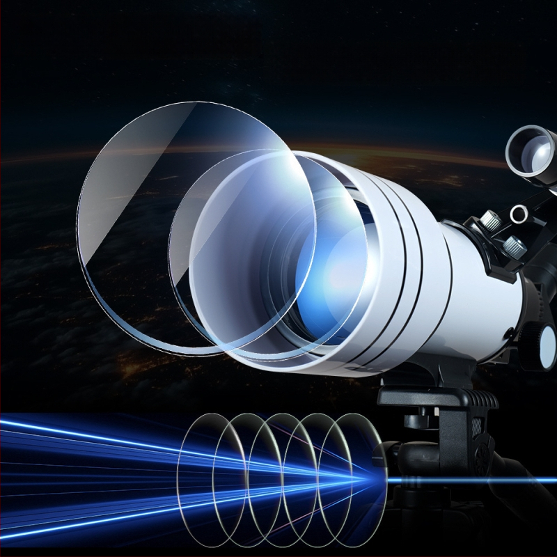 Astronomski teleskop s monokularom visokog povećanja i HD optikom, model 70300, za promatranje zvijezda i Mjeseca