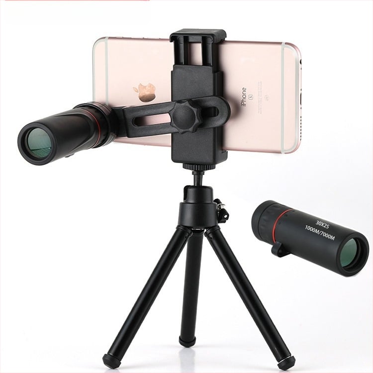 Chuda Prijenosni Monokularni Teleskop za Kampiranje i Putovanja, 10x Povećanje, HD Optika s Prizmom, Model W100
