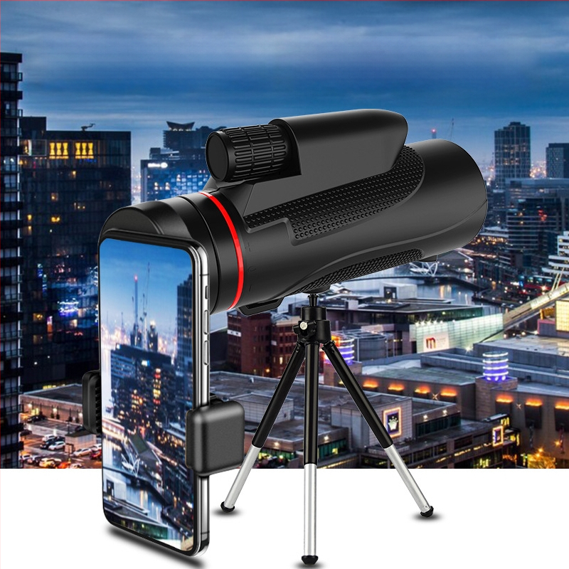Novi 12×50 monokularni teleskop s HD optikom za gledanje koncerata na otvorenom i fotografiranje telefonom