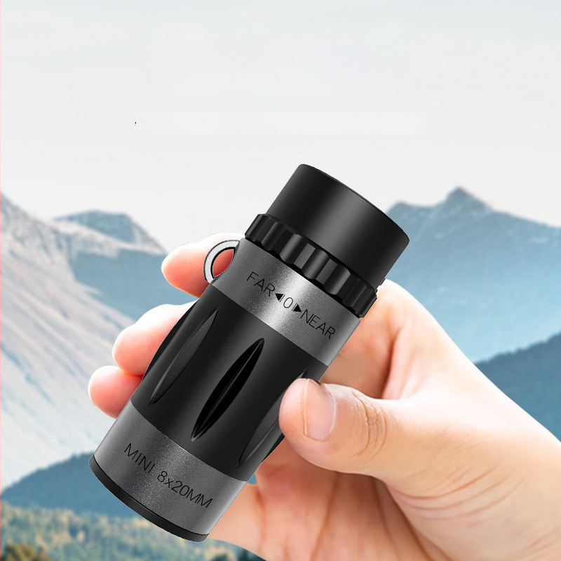 BrightSky 8×20 jednookularni teleskop sa križnim retikulom – kompaktni džepni teleskop za outdoor upotrebu