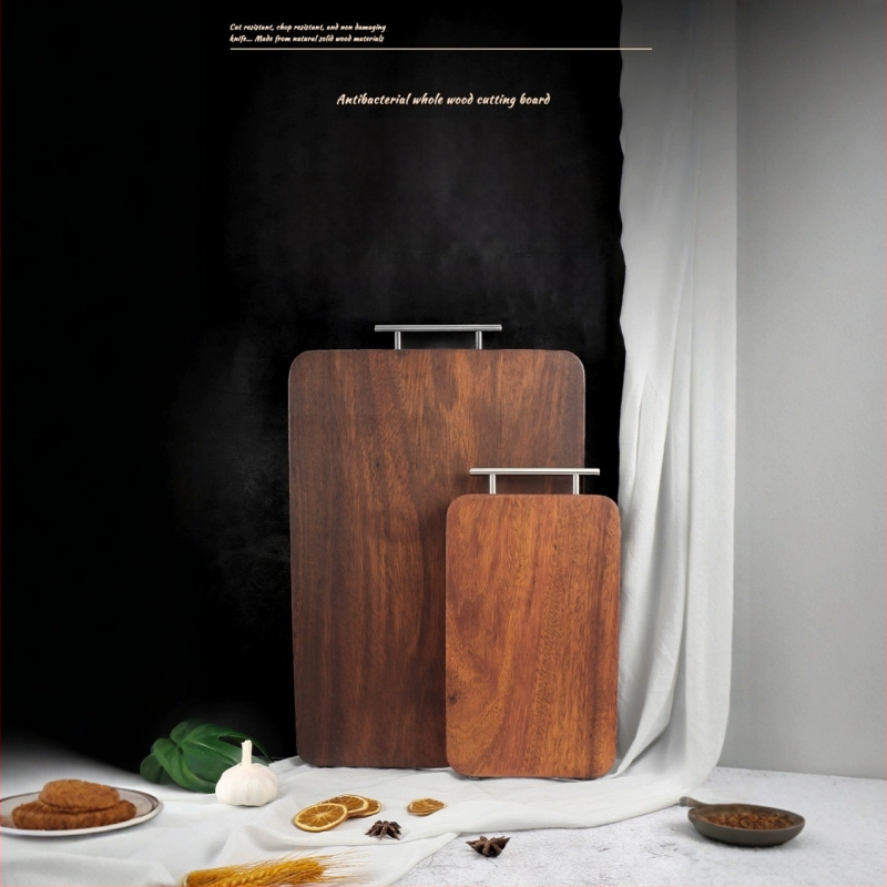 Ebony Sandalwood daska za rezanje, čvrsto drvo, debela, za kućnu upotrebu, za hranu beba