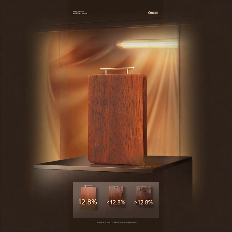 Ebony Sandalwood daska za rezanje, čvrsto drvo, debela, za kućnu upotrebu, za hranu beba