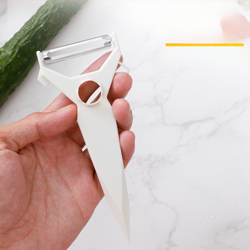 Automata három az egyben zöldség-hámozó, 420J2 rozsdamentes acél penge és ABS nyél