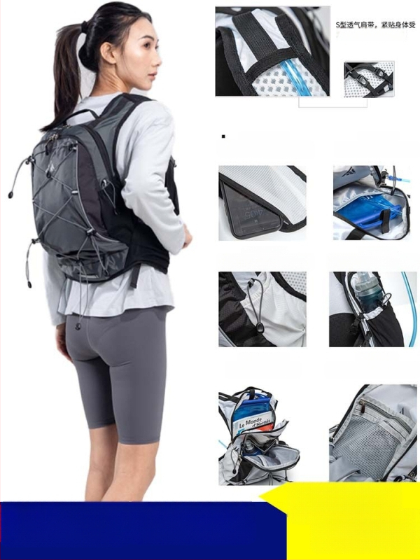 Планинска туристическа раница, лека и дишаща, водоустойчива, изработена от нейлон, ергономичен гръб, полиестерна подплата, за външни спортове, летен модел 2025.