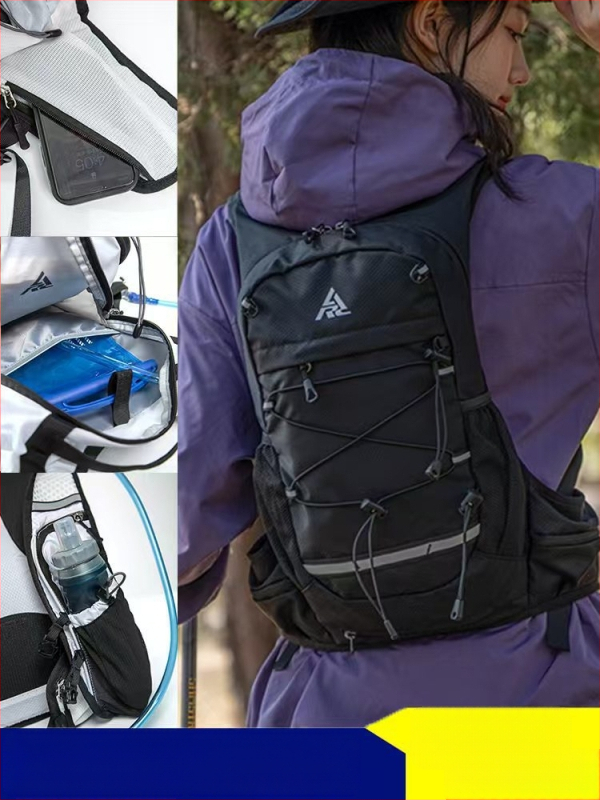 Планинска туристическа раница, лека и дишаща, водоустойчива, изработена от нейлон, ергономичен гръб, полиестерна подплата, за външни спортове, летен модел 2025.
