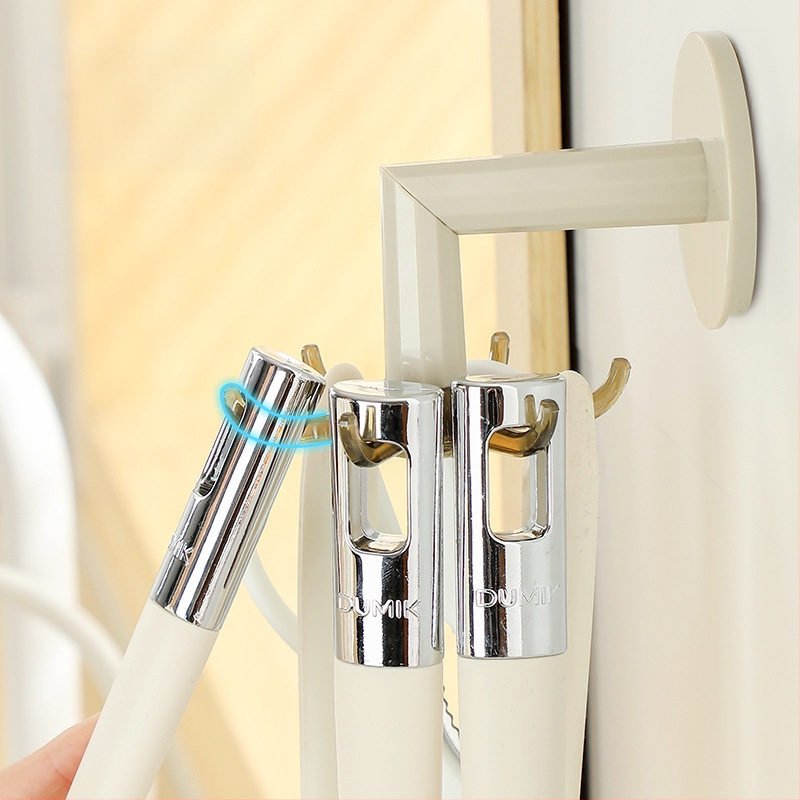 Стенно въртящ се държач за кухненски прибори (Пластмасов; Модерен стил; Монтаж: на стена; Въртене: 360°; Без пробиване)