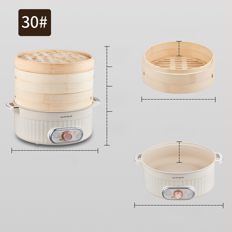Električna posuda s više funkcija, 6 L, LCD zaslon, regulacija temperature, zaštita od sušenja, 1500W