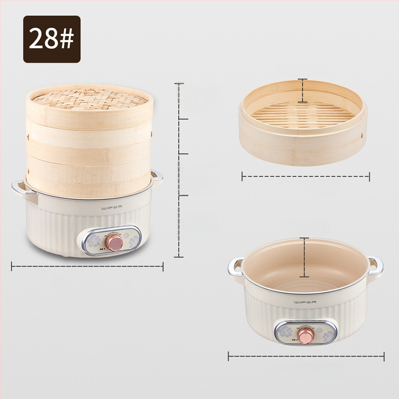 Električna posuda s više funkcija, 6 L, LCD zaslon, regulacija temperature, zaštita od sušenja, 1500W