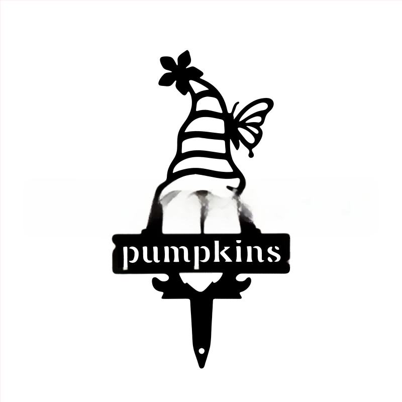 Метална градинска гном-скулптура за открито посрещане (Материал: метал; Стил: модерен минимализъм; Подходящ за подарък; Бранд: Yue Chan Jewelry)