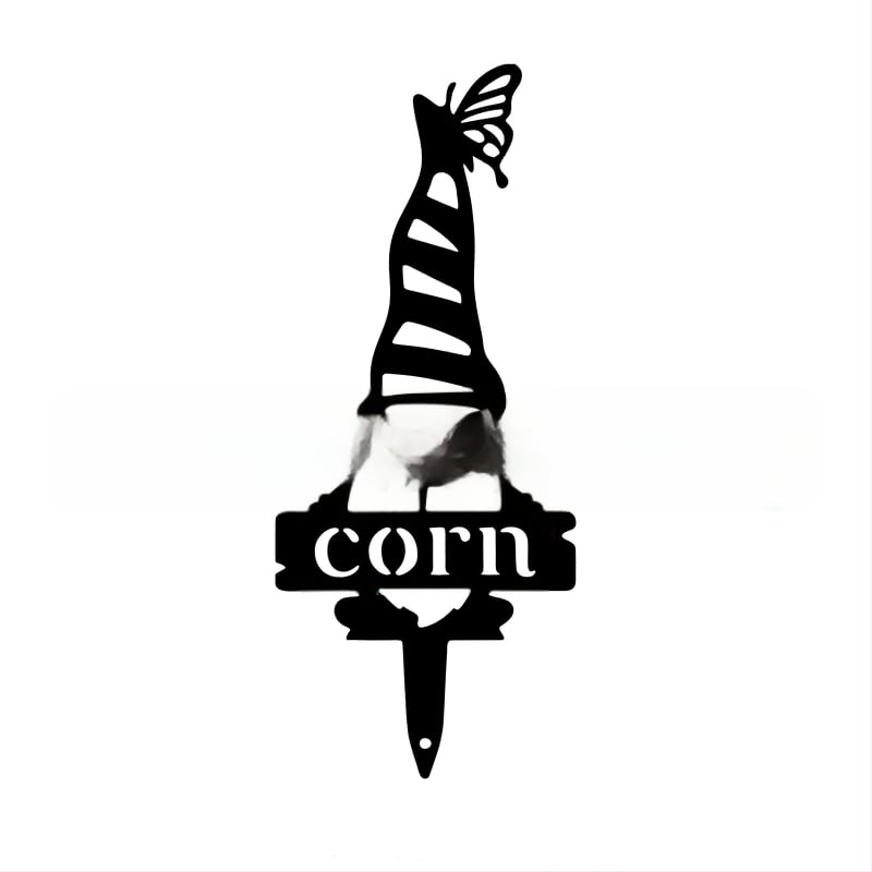 Метална градинска гном-скулптура за открито посрещане (Материал: метал; Стил: модерен минимализъм; Подходящ за подарък; Бранд: Yue Chan Jewelry)