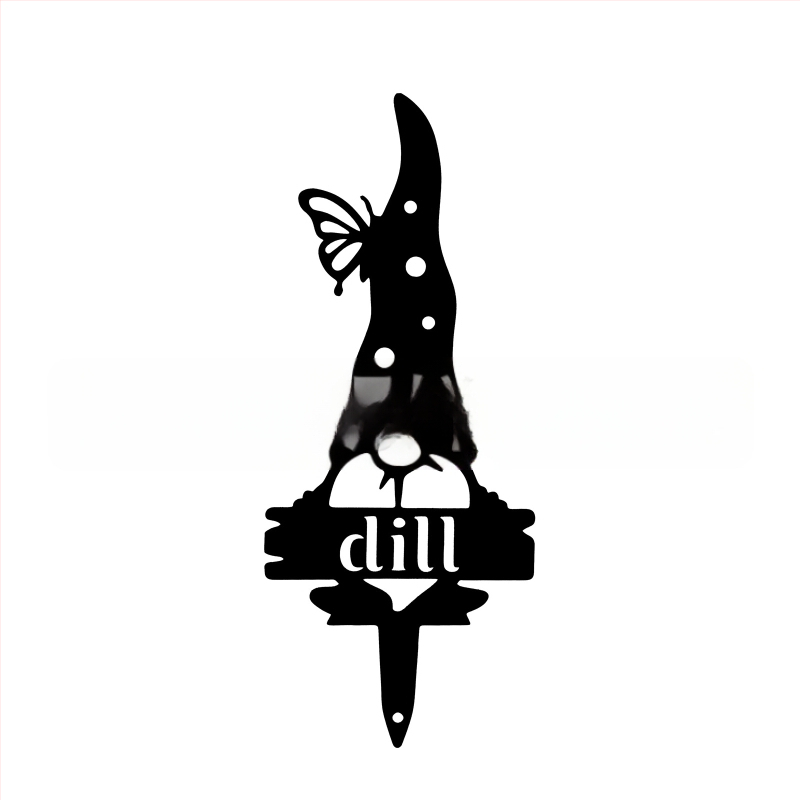 Метална градинска гном-скулптура за открито посрещане (Материал: метал; Стил: модерен минимализъм; Подходящ за подарък; Бранд: Yue Chan Jewelry)