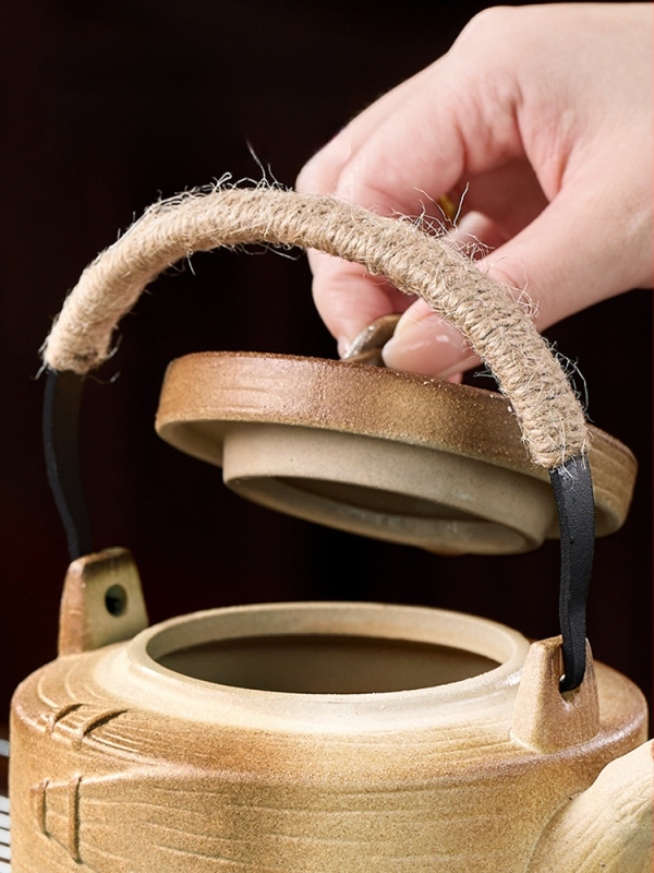 Керамично комплект за варене на чай SK280 — преносим, термоизолиран, със съхранение, за 3–5 човека