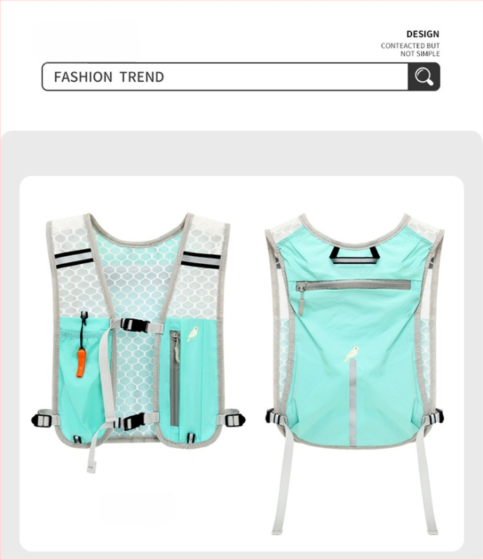 Хайкинг раница, унисекс, нейлон, дишаща, презрамки с въздушно подплатяване, за колоездене