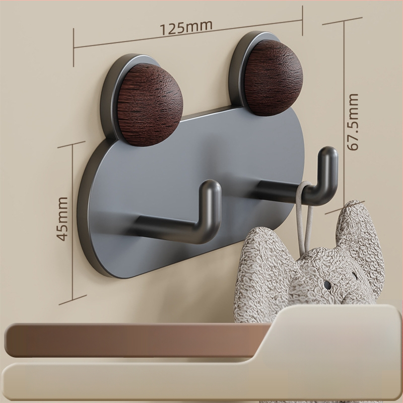 Жаба-форма стенна закачалка за баня — лепяща, без пробиване; метал: желязо; водоустойчива и ръждоустойчива; тегло 0.5 кг