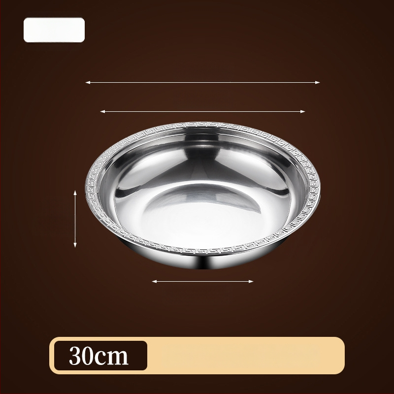 Πιάτο αστακού από ανοξείδωτο χάλυβα – στρογγυλό, φινίρισμα ηλεκτροπλατίωσης, δυνατότητα εκτύπωσης λογότυπου, διαθέσιμη προσαρμογή