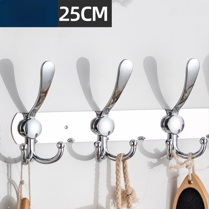 Закачалка за стена с повече от три реда, неръждаема стомана, за баня, модерен стил